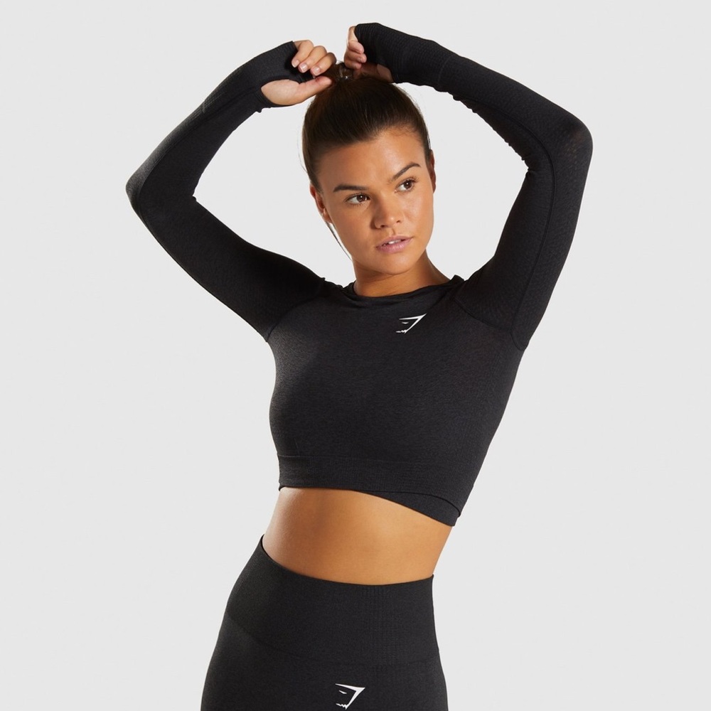 NWT Gymshark Vital Long Sleeve Crop Top